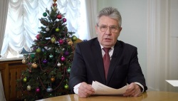 Поздравление с Новым годом от президента РАН А.М. Сергеева